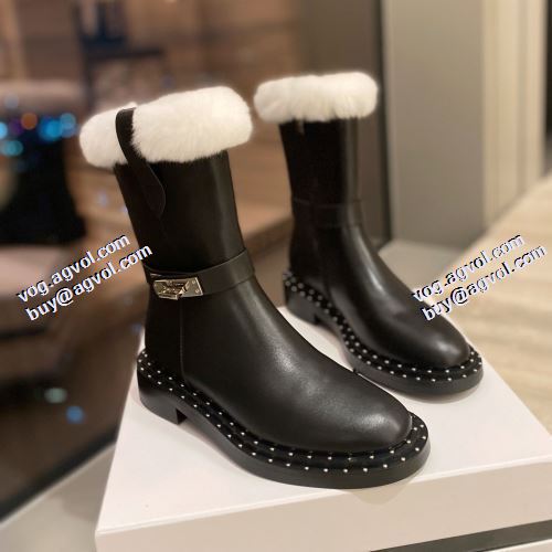 2021秋冬 ジバンシー GIVENCHY 完成度の高い逸品 暖かい  ジバンシィブランド コピー 靴の滑り止め レザーシューズ靴 冬の防寒