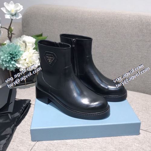 レザーシューズ靴 2021秋冬 プラダブランド 偽物 通販 汚れも目立ちにくい プラダ PRADA 安定感が抜群 足元を上品に