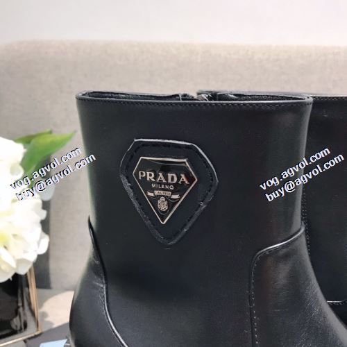 レザーシューズ靴 2021秋冬 プラダブランド 偽物 通販 汚れも目立ちにくい プラダ PRADA 安定感が抜群 足元を上品に