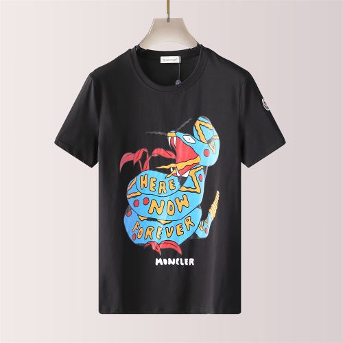 2色可選 高品質 海外セレブ愛用 大花プリント 2022新作 ラウンドネック 半袖Tシャツ 自然な肌触り モンクレールブランド コピー