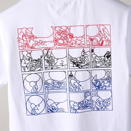 ラウンドネック 半袖Tシャツ 吸汗性に優れ 2色可選 綿/コットン プリント モンクレール コピー 極上の着心地 2022新作