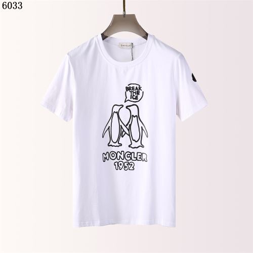 個性的なデザ ラウンドネック 半袖Tシャツ 2022新作 2色可選 消臭抗菌効果がある クールビズ 吸汗性に優れ ドライ モンクレールスーパーコピー 激安
