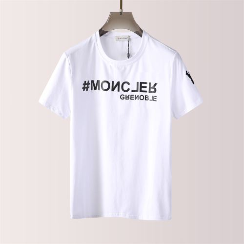 2022新作 お洒落に魅せる モンクレールブランド コピー ラウンドネック 半袖Tシャツ シンプル 着回し度抜群 2色可選