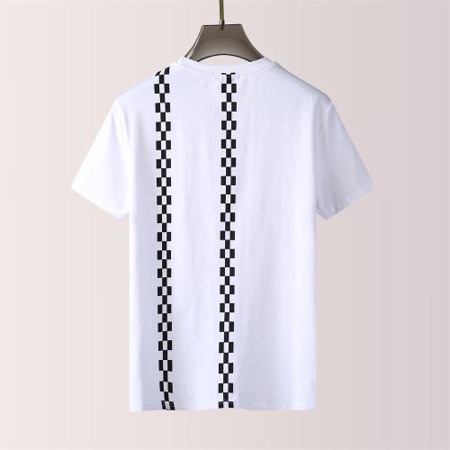 モンクレールコピーブランド 耐久性のある 千鳥格子 半袖Tシャツ 綿/コットン 2022新作 2色可選 シンプル 着心地満点