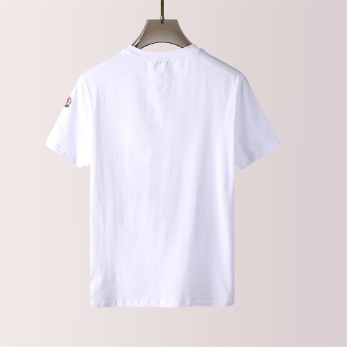 ラウンドネック プリント 半袖Tシャツ 2022新作 オリジナル 快適な着心地 モンクレール偽物ブランド お洒落に魅せる 2色可選