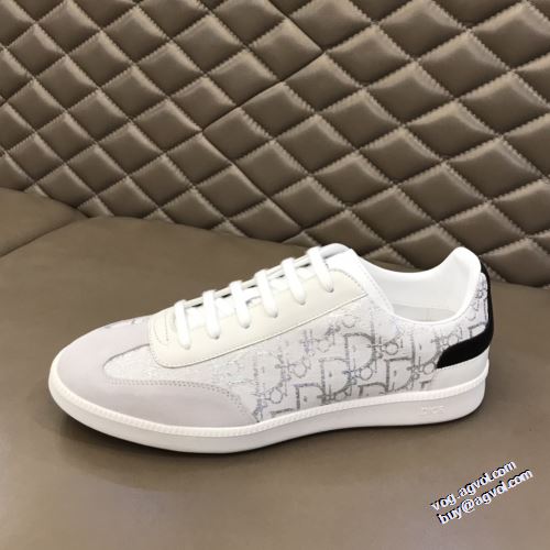 2022新作 ディオール 3色可選 今買い◎得 コスパ最高のプライス フルグレインレザー DIOR ロードジョグ フラットシューズ 女性にも男性にも適応 ディオール偽物ブランド