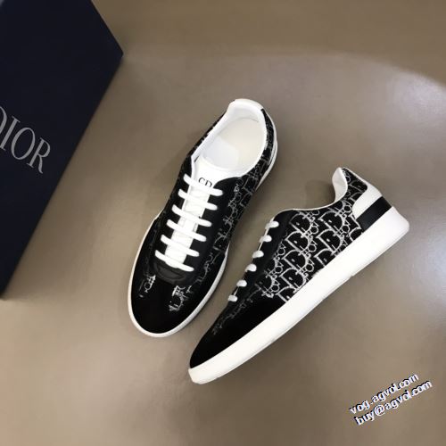 2022新作 ディオール 3色可選 今買い◎得 コスパ最高のプライス フルグレインレザー DIOR ロードジョグ フラットシューズ 女性にも男性にも適応 ディオール偽物ブランド