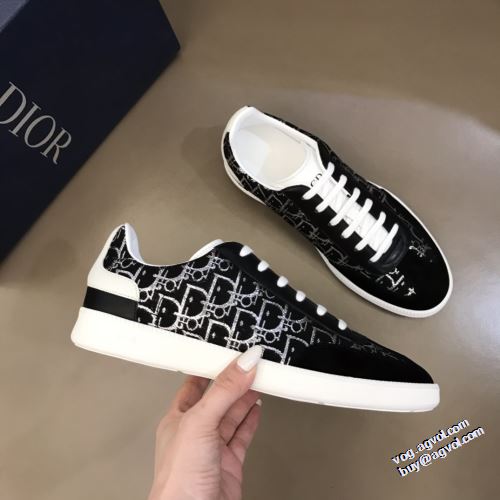2022新作 ディオール 3色可選 今買い◎得 コスパ最高のプライス フルグレインレザー DIOR ロードジョグ フラットシューズ 女性にも男性にも適応 ディオール偽物ブランド