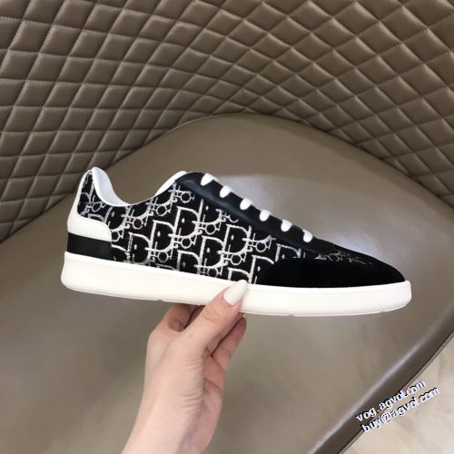 2022新作 ディオール 3色可選 今買い◎得 コスパ最高のプライス フルグレインレザー DIOR ロードジョグ フラットシューズ 女性にも男性にも適応 ディオール偽物ブランド