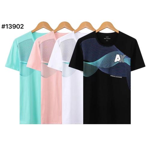 吸汗速乾 アルマーニスーパーコピー 流行り 2022新作 アルマーニ ARMANI 半袖Tシャツ 4色可選 人気 自然な肌触り