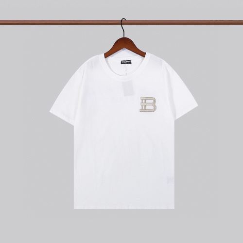 ランキング1位 バルマンスーパーコピー 2色可選 2022新作 バルマン BALMAIN 半袖Tシャツ 収縮性のある ラウンドネック