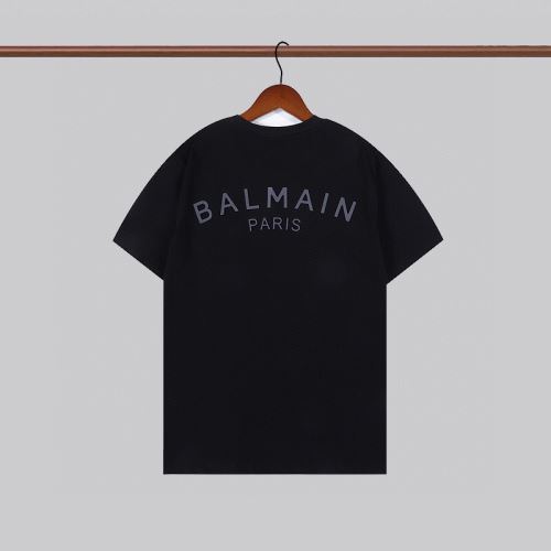 ランキング1位 バルマンスーパーコピー 2色可選 2022新作 バルマン BALMAIN 半袖Tシャツ 収縮性のある ラウンドネック