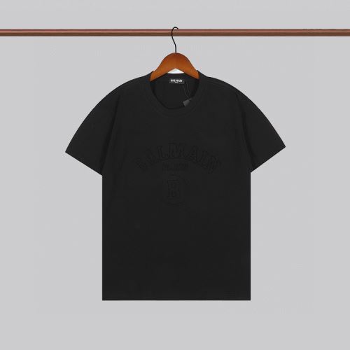 人気 ランキング 2022新作 バルマン BALMAIN 半袖Tシャツ 吸汗性に優れ バルマンコピー 柔らかい手触り シンプル 3色可選