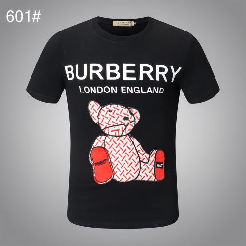 2022新作 縦には伸びにくい バーバリーブランド コピー 半袖Tシャツ 最安値に挑戦 吸汗性に優れ ラウンドネック 2色可選