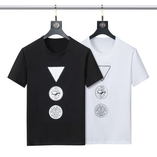 流行に関係なく長年愛用できる 2022新作 バーバリーコピー 半袖Tシャツ ブランド 魅力ファッション 2色可選 デザイン性の高い プリント