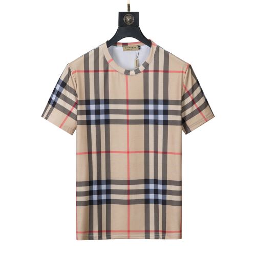 収縮性のある バーバリースーパーコピー 半袖Tシャツ 3色可選 2022新作 個性的なデザ 着回し度抜群 ラウンドネック 着心地満点