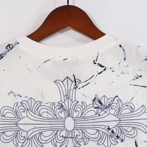 2022新作 クロムハーツ ラウンドネック 半袖Tシャツ プリント CHROME HEARTS 着心地満点 超目玉 オリジナル 2色可選 クロムハーツコピー ブランド