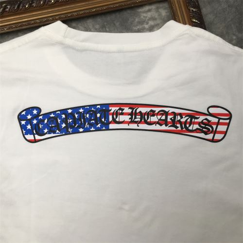 高品質 通気性に優れた 2色可選 細身のシルエット 大好評 半袖Tシャツ ラウンドネック クロムハーツスーパーコピー 激安 男女兼用 2022新作 クロムハーツ CHROME HEARTS
