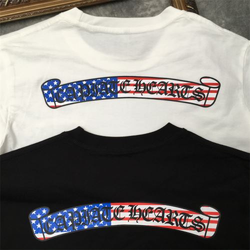 高品質 通気性に優れた 2色可選 細身のシルエット 大好評 半袖Tシャツ ラウンドネック クロムハーツスーパーコピー 激安 男女兼用 2022新作 クロムハーツ CHROME HEARTS