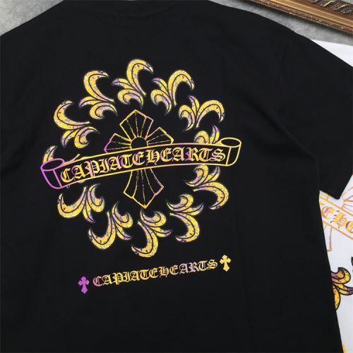 2色可選 プリント カジュア 2022新作 自分らしいスタイリング クロムハーツ 海外セレブ愛用 CHROME HEARTS レジャー 半袖Tシャツ 男女兼用 クロムハーツ偽物ブランド