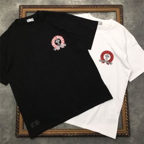 レジャー 半袖Tシャツ 2022新作 クロムハーツ プリント CHROME HEARTS オリジナル 通気性に優れた 豊富なサイズ  2色可選 クロムハーツスーパーコピー