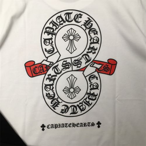 レジャー 半袖Tシャツ 2022新作 クロムハーツ プリント CHROME HEARTS オリジナル 通気性に優れた 豊富なサイズ  2色可選 クロムハーツスーパーコピー