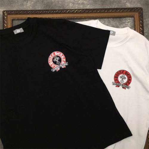 レジャー 半袖Tシャツ 2022新作 クロムハーツ プリント CHROME HEARTS オリジナル 通気性に優れた 豊富なサイズ  2色可選 クロムハーツスーパーコピー