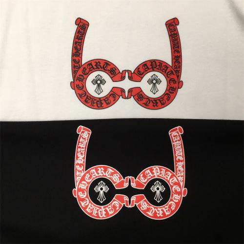 人気販売中 クロムハーツコピー ラウンドネック 半袖Tシャツ 男女兼用 2022新作 クロムハーツ CHROME HEARTS シンプル 着回し度抜群 2色可選 