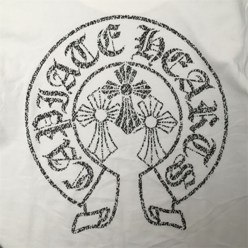 2022新作 クロムハーツブランド コピー 男女兼用 2色可選 ラウンドネック 半袖Tシャツ プリント 収縮性のある 優しいフィット感 スタイリッシュな印象