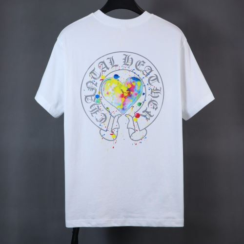 クロムハーツコピー オリジナル 2022新作 半袖Tシャツ ラウンドネック プリント 吸汗性に優れ ドライ 2色可選