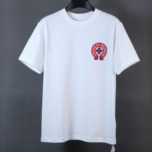2022新作 ラウンドネック 半袖Tシャツ 柔らかい手触り 着心地満点 3色可選 乾きやすい クロムハーツブランド コピー 着心地抜群 大花プリント