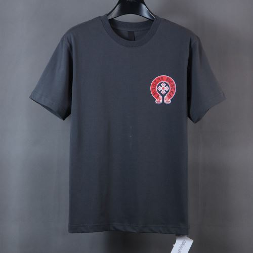 2022新作 ラウンドネック 半袖Tシャツ 柔らかい手触り 着心地満点 3色可選 乾きやすい クロムハーツブランド コピー 着心地抜群 大花プリント