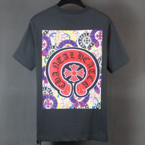 2022新作 ラウンドネック 半袖Tシャツ 柔らかい手触り 着心地満点 3色可選 乾きやすい クロムハーツブランド コピー 着心地抜群 大花プリント