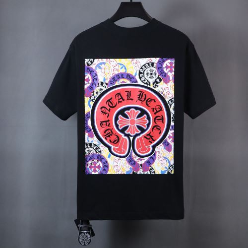 2022新作 ラウンドネック 半袖Tシャツ 柔らかい手触り 着心地満点 3色可選 乾きやすい クロムハーツブランド コピー 着心地抜群 大花プリント