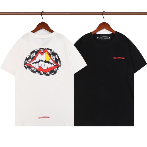 半袖Tシャツ ファッション 2色可選 人気 クロムハーツコピー ブランド プリント デザイン性の高い 肌に密着 着回し度抜群 2022新作 