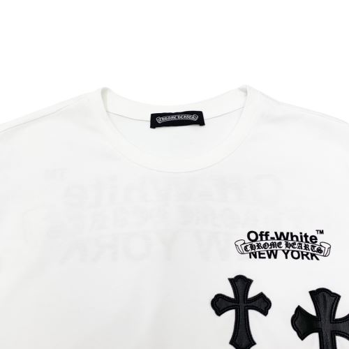 2022新作 レジャー 半袖Tシャツ 着心地満点 クールビズ クロムハーツブランド 偽物 通販 2色可選 コスパ最高のプライス