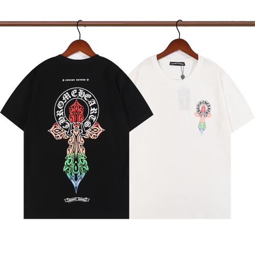 通気性に優れた クロムハーツコピーブランド しわになりにくい 2022新作 半袖Tシャツ 高級感ある オリジナル 2色可選 吸汗性に優れ ドライ