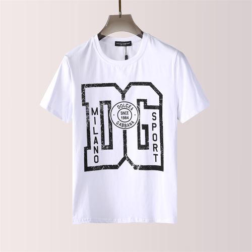 2色可選 レジャー シンプル 薄手 ドライ 2022新作 存在感のある ドルチェ＆ガッバーナ Dolce&Gabbana 半袖Tシャツ ラウンドネック D&Gブランド コピー