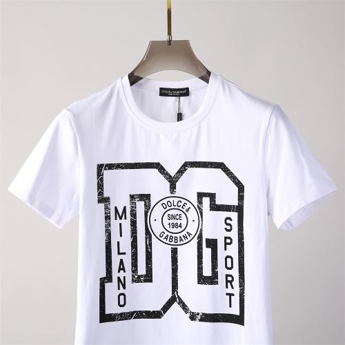 2色可選 レジャー シンプル 薄手 ドライ 2022新作 存在感のある ドルチェ＆ガッバーナ Dolce&Gabbana 半袖Tシャツ ラウンドネック D&Gブランド コピー