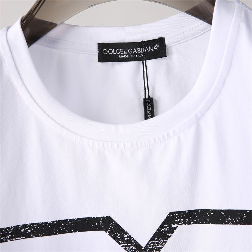 2色可選 レジャー シンプル 薄手 ドライ 2022新作 存在感のある ドルチェ＆ガッバーナ Dolce&Gabbana 半袖Tシャツ ラウンドネック D&Gブランド コピー