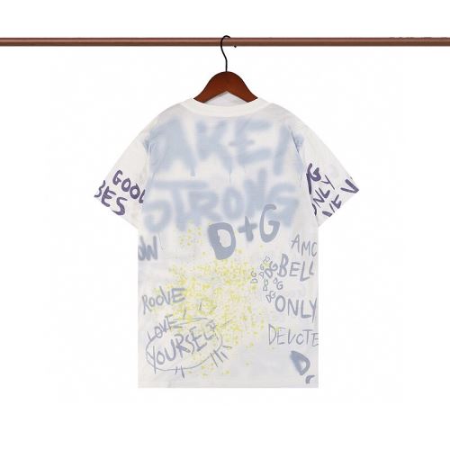 ポップ D&Gスーパーコピー 2色可選 2022新作 ドルチェ＆ガッバーナ 半袖Tシャツ プリント 吸汗性に優れ ラックスした雰囲気 Dolce&Gabbana