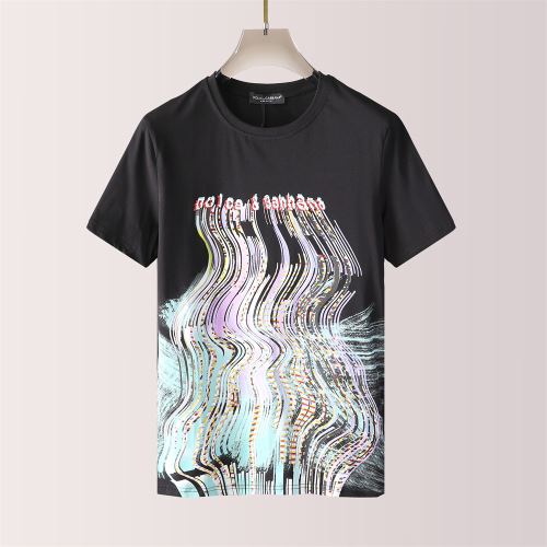 2022新作 ラウンドネック 半袖Tシャツ プリント ドルチェ＆ガッバーナ カッコいい印象を付ける Dolce&Gabbana 2色可選 カジュアル ファッション 人気 D&Gコピー ブランド