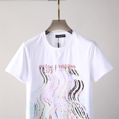 2022新作 ラウンドネック 半袖Tシャツ プリント ドルチェ＆ガッバーナ カッコいい印象を付ける Dolce&Gabbana 2色可選 カジュアル ファッション 人気 D&Gコピー ブランド