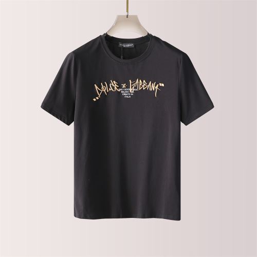 2022新作 2色可選 ドルチェ＆ガッバーナ 半袖Tシャツ 刺繍加工 Dolce&Gabbana お洒落に魅せる 吸汗性に優れ 希少価値大！ドルチェ&ガッバーナブランド コピー