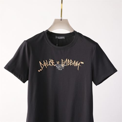2022新作 2色可選 ドルチェ＆ガッバーナ 半袖Tシャツ 刺繍加工 Dolce&Gabbana お洒落に魅せる 吸汗性に優れ 希少価値大！ドルチェ&ガッバーナブランド コピー