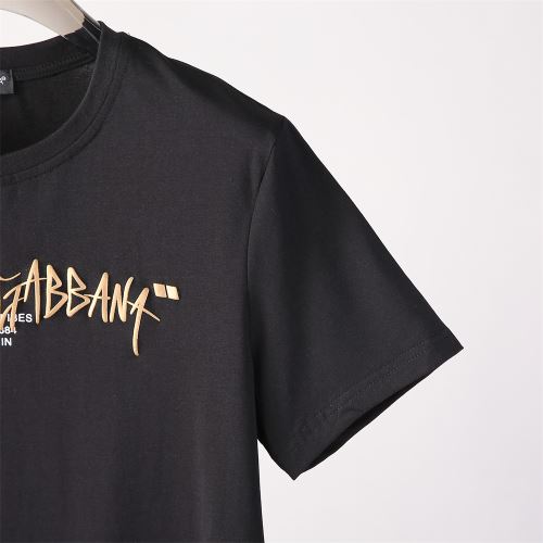 2022新作 2色可選 ドルチェ＆ガッバーナ 半袖Tシャツ 刺繍加工 Dolce&Gabbana お洒落に魅せる 吸汗性に優れ 希少価値大！ドルチェ&ガッバーナブランド コピー