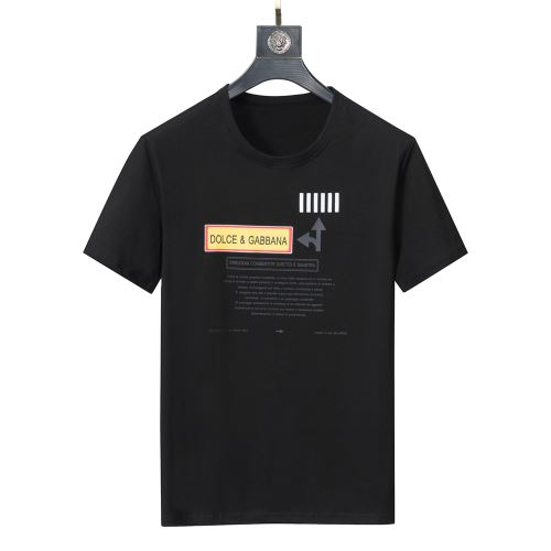 2色可選 高級感ある プリント レジャー 半袖Tシャツ ドルチェ ガッバーナコピー 2022新作 収縮性のある 綿/コットン 吸汗速乾 ドルチェ＆ガッバーナ Dolce&Gabbana