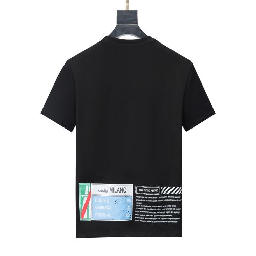 2色可選 高級感ある プリント レジャー 半袖Tシャツ ドルチェ ガッバーナコピー 2022新作 収縮性のある 綿/コットン 吸汗速乾 ドルチェ＆ガッバーナ Dolce&Gabbana