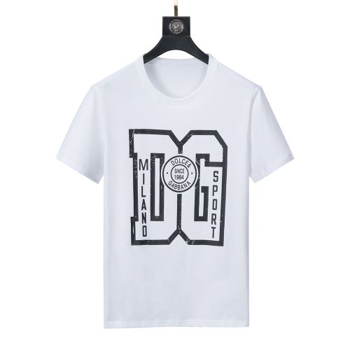 2022新作 ドルチェ＆ガッバーナ Dolce&Gabbana 2色可選 半袖Tシャツ レジャー プリント ドルチェ&ガッバーナコピーブランド カジュアル クールビズ 魅力ファッション
