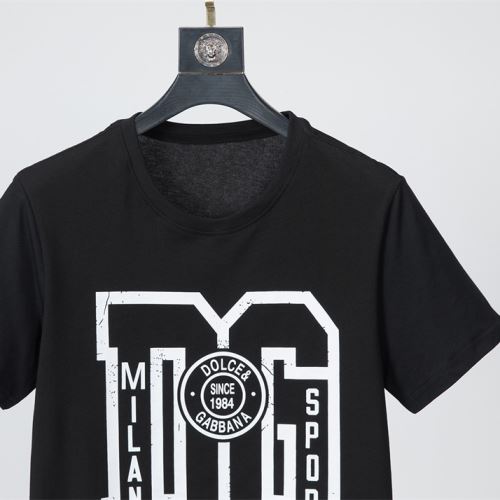 2022新作 ドルチェ＆ガッバーナ Dolce&Gabbana 2色可選 半袖Tシャツ レジャー プリント ドルチェ&ガッバーナコピーブランド カジュアル クールビズ 魅力ファッション